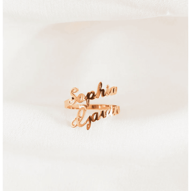custom name rings for sale