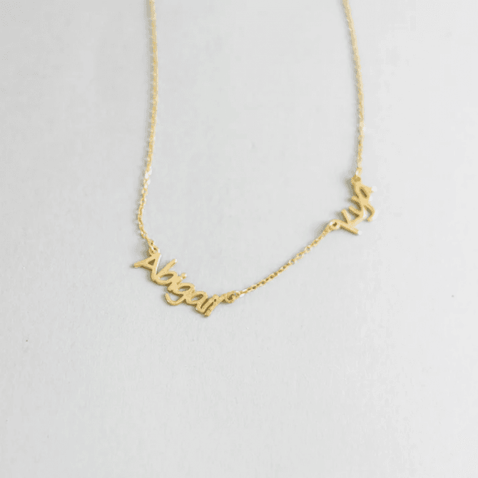 name necklace